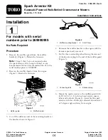 Preview for 1 page of Toro 117–1441 Installation Instructions