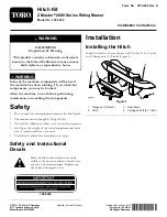 Toro 120-3290 Installation Instructions предпросмотр