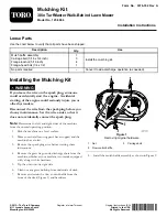 Toro 125-5064 Installation Instructions предпросмотр