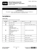 Preview for 1 page of Toro 136-1199 Installation Instructions Manual