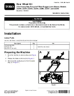 Toro 136-5850 Installation Instructions preview