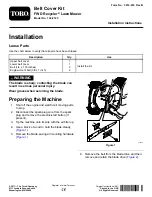 Предварительный просмотр 1 страницы Toro 136-9125 Installation Instructions Manual