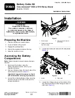 Preview for 1 page of Toro 137-5470 Installation Instructions