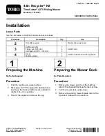 Предварительный просмотр 1 страницы Toro 139-3265 Installation Instructions