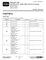 Toro 140-8016 Installation Instructions Manual preview