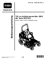 Предварительный просмотр 67 страницы Toro 2000 Series Operator'S Manual