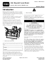 Предварительный просмотр 1 страницы Toro 20068 Operator'S Manual