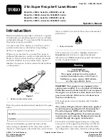 Toro 20090 Operator'S Manual preview