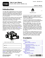 Preview for 1 page of Toro 20944 Operator'S Manual