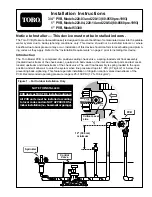 Предварительный просмотр 1 страницы Toro 220-03 Installation Instructions