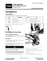 Toro 22159 Installation Instructions Manual preview