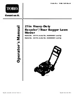 Toro 22176 Operator'S Manual предпросмотр