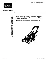 Preview for 1 page of Toro 22178 Operator'S Manual