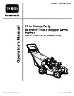 Preview for 1 page of Toro 22188 Operator'S Manual