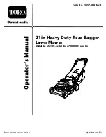 Preview for 1 page of Toro 22189 Operator'S Manual