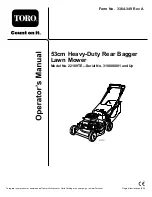 Toro 22189TE Operator'S Manual preview