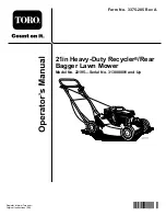 Toro 22195 Operator'S Manual предпросмотр