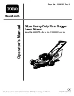 Toro 22200TE Operator'S Manual preview