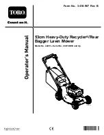 Preview for 1 page of Toro 22291 Operator'S Manual