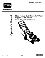 Предварительный просмотр 1 страницы Toro 22293 Operator'S Manual