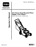 Предварительный просмотр 1 страницы Toro 22296 Operator'S Manual