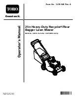 Preview for 1 page of Toro 22298 Operator'S Manual