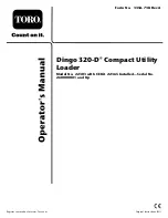 Toro 22303 Dingo 320-D Operator'S Manual preview