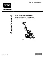 Toro 22600HD SGR-6 Operator'S Manual preview