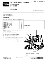 Toro 25465 Installation Instructions предпросмотр