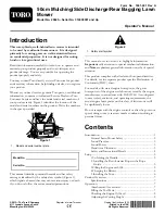 Preview for 1 page of Toro 29643 Operator'S Manual