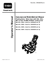 Предварительный просмотр 1 страницы Toro 30094 Operator'S Manual