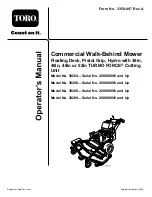 Preview for 1 page of Toro 30284 Operator'S Manual