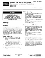 Preview for 1 page of Toro 30349 Installation Instructions Manual