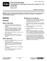 Preview for 1 page of Toro 30669 Installation Instructions Manual