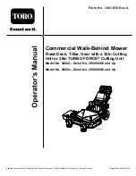 Предварительный просмотр 1 страницы Toro 30692 Operator'S Manual