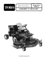 Preview for 1 page of Toro 30716TE Operator'S Manual