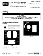 Preview for 1 page of Toro 31351 Installation Instructions Manual