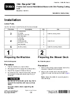 Toro 36in Recycler Kit Installation Instructions preview