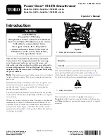 Предварительный просмотр 1 страницы Toro 38472 Operator'S Manual