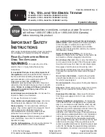 Toro 51347 - Outdoor 11'' Trim Operator'S Manual preview