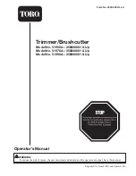 Preview for 1 page of Toro 51950A-250000001 Operator'S Manual