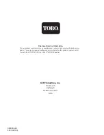 Preview for 30 page of Toro 51950A-250000001 Operator'S Manual