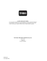 Preview for 30 page of Toro 51952 Operator'S Manual