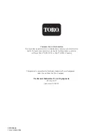 Предварительный просмотр 28 страницы Toro 51958 Operator'S Manual