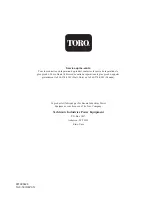 Предварительный просмотр 55 страницы Toro 51958 Operator'S Manual