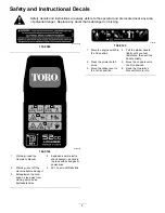 Предварительный просмотр 6 страницы Toro 58630 Operator'S Manual