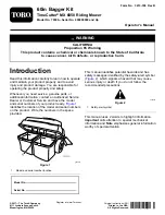 Toro 60in Bagger Kit Operator'S Manual preview