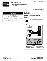 Preview for 1 page of Toro 68130 Installation Instructions