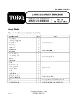 Toro 72071 Setup Instructions предпросмотр