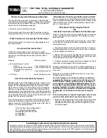 Preview for 40 page of Toro 72085 Wheel Horse 267H Operator'S Manual